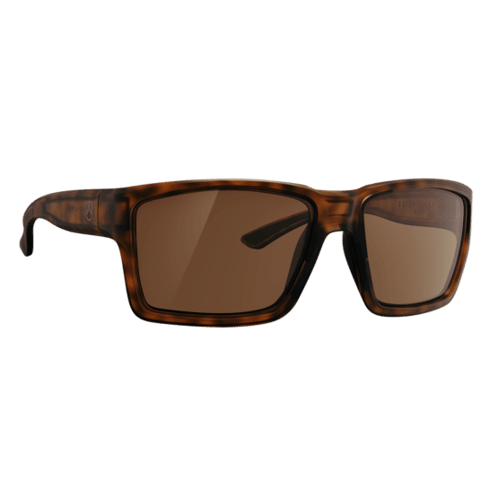 Magpul Explorer XL Tortoise Frame Safety Glasses with Polarized Bronze Lenses